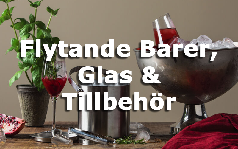 Okrossbara glas & flytande barer