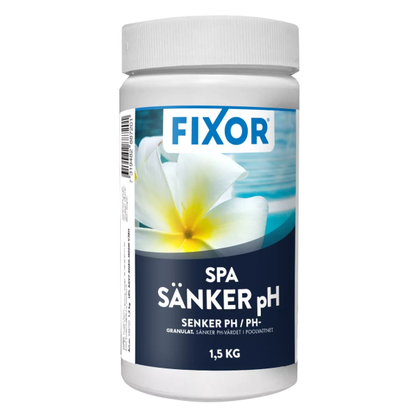 Spa Sänker pH, 1,5kg i gruppen Spabad / Spavård / Spa Kemikalier / Nitor Spa hos Vattenbutiken (AC288720)
