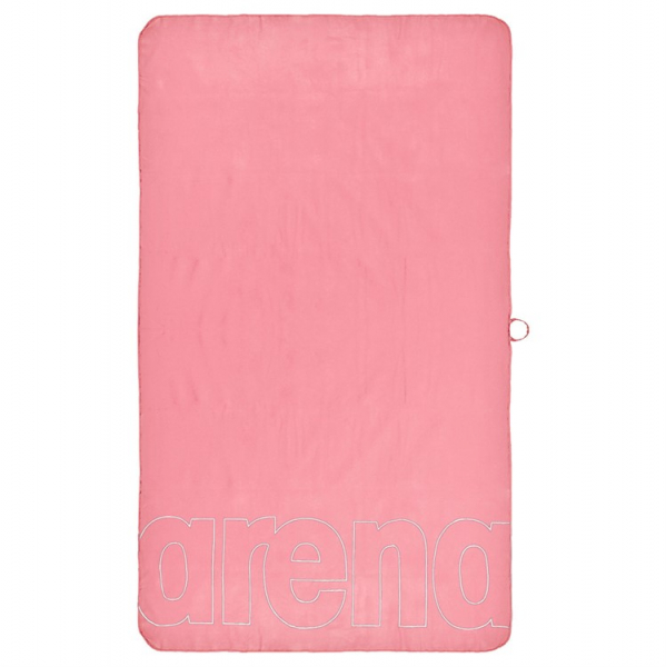 Arena Smart Plus Poolhandduk - Rosa/Vit i gruppen Bastu / Avkoppling / Badtextil till Bastu hos Vattenbutiken (AR-5005311-301)