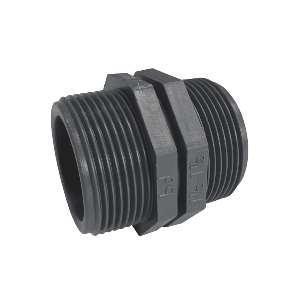PVC Nippel 1½ tum utv. gänga