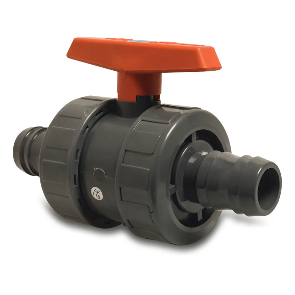 PVC Kulventil, 38mm