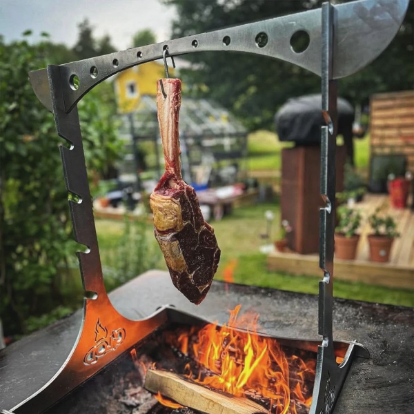 Rotisserie-ställning till Glödgrillen i gruppen Fritid / Grill / Grilltillbehör hos Vattenbutiken (GLOD-rotisserie)