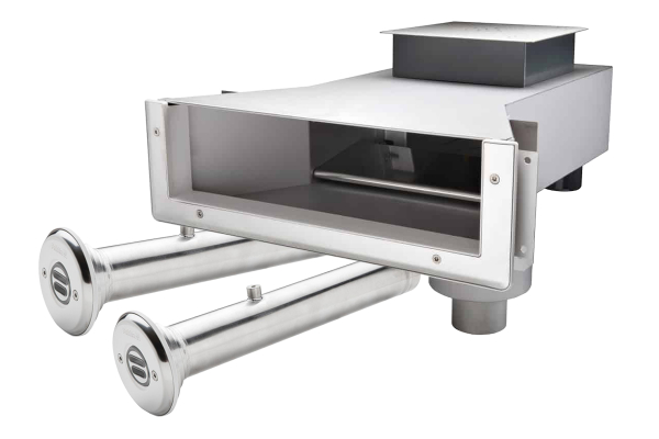 Inbyggnadspaket Infinity i Rostfritt i gruppen Pool / Inbyggnadsdetaljer / Bräddavlopp & Inlopp / Rostfritt hos Vattenbutiken (P34210)