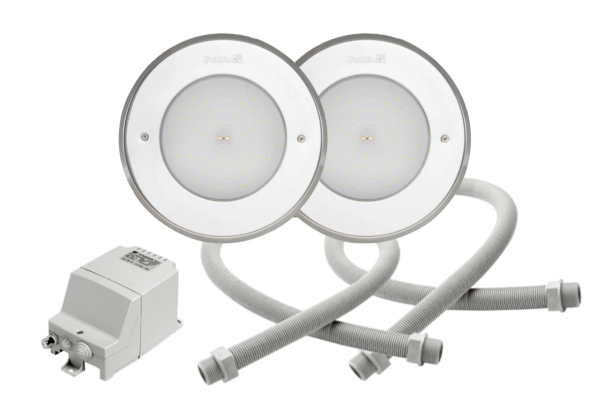 Classic Belysningspaket Vit LED, 2-pack i gruppen Pool / Inbyggnadsdetaljer / Belysning / Belysning Rostfritt hos Vattenbutiken (P34900-2)