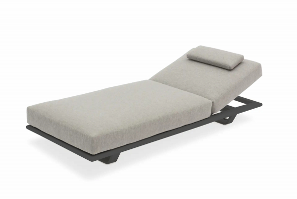 STAY Flex Solsäng, Mörkgrått Tyg & Mörkgrå Ram i gruppen Fritid / STAY Utemöbler / FLEX hos Vattenbutiken (ST12095062-1)