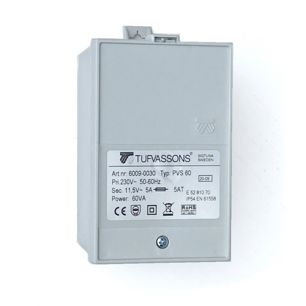 Transformator 60W 12V i gruppen Pool / Inbyggnadsdetaljer / Belysning hos Vattenbutiken (TU-6009-0102)