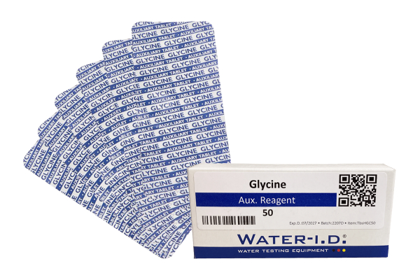 Testtabletter Refill 10-pack - Glycine Aux. Reagent (Brom) i gruppen Pool / Poolvård / Mätutrustning hos Vattenbutiken (WIDTbsHGC50)