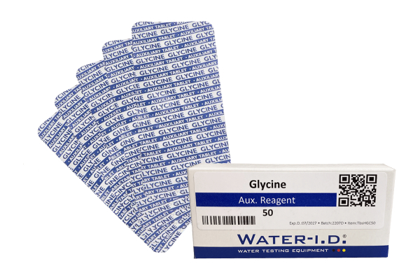 Testtabletter Refill 5-pack - Glycine Aux. Reagent (Brom) i gruppen Pool / Poolvård / Mätutrustning hos Vattenbutiken (WIDTbsHGC50)