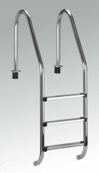 Rostfri Stege 120cm, 3 Steg