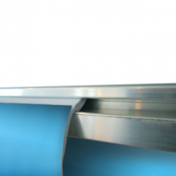 Snäpp-in-list till Poolliner, Aluminium, 2m