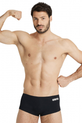 Badbyxor Team Solid Short Low Waist, Svart, 28 Badbyxor Team Solid Short Low Waist, Svart, 28