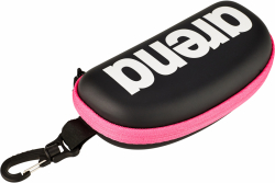 Simglasögonfodral, Svart/Vit/Fuchsia