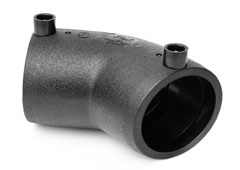 PE Svetskoppling 45° Ø50mm