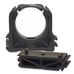 Rör/Slanghållare, Ø50mm, inklusive distans