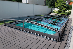 Pooltak Future 3,5 x 7 m - Antracit, Smal