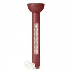 Flytande Termometer, Röd Plast