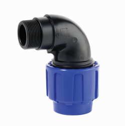 PEM Vinkel 90° Ø50mm x 2" utv. gänga