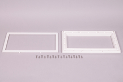 Front & Fläns i Vitt till Astral Bräddavlopp 11311, m.fl.