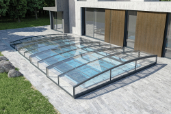 Pooltak Leia 4,5 x 8,5 m - Antracit