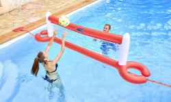 Uppblåsbart Volleybollnät