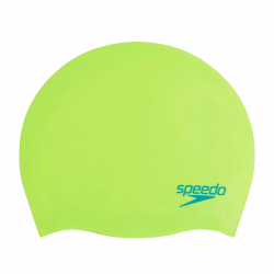 Junior Moulded Silicone Cap Badmössa, Lime/Blå