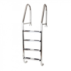 Fällbar Rostfri Stege, 4-steg