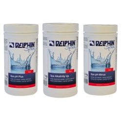 Paket Spakemi Vattenbalans (pH+, pH-, Alka Up)