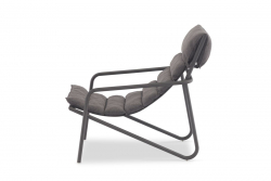 STAY Comfy Loungestol, Mörkgrått Tyg & Ram