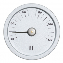 Bastutermometer i Aluminium