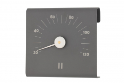 Bastutermometer i Grå Aluminium