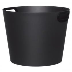 Bastuhink i Svart Aluminium, 16L