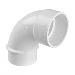 Spa 90° koppling 2" inv. lim x 2" utv. lim, extra lång