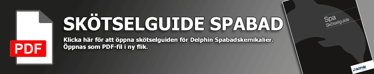 Klicka här för att öppna Skötselguiden för Delphin Spabadskemikalier