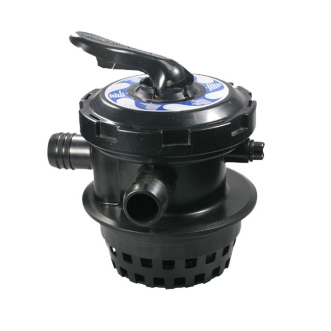 Toppventil till Clear Pool Sandfilter, 6-vägs med Slanganslutningar