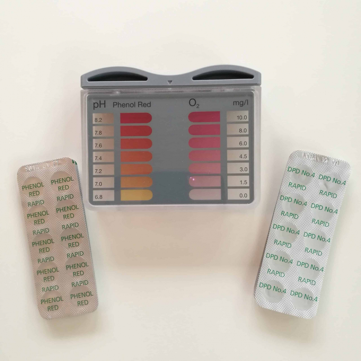 Testset O2 (Aktivt Syre) + pH 20x2 tabletter