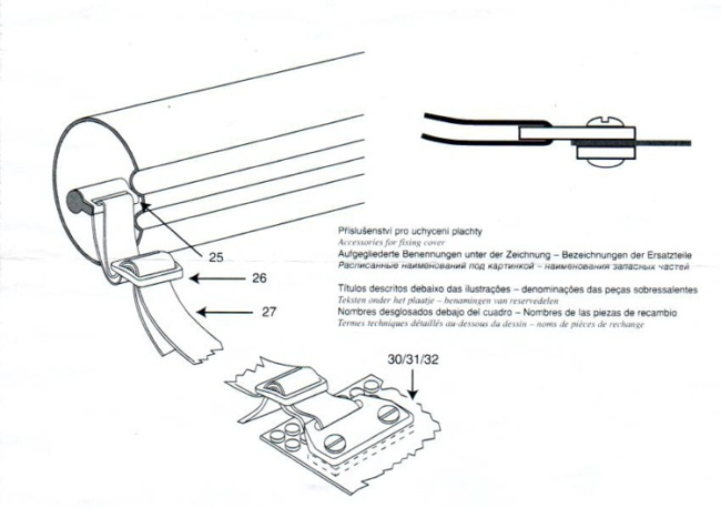 Fästband Thermofolie/Upprullningsenhet