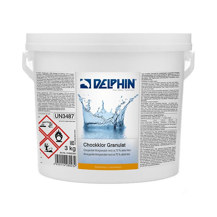 Chockklor granulat, 3kg