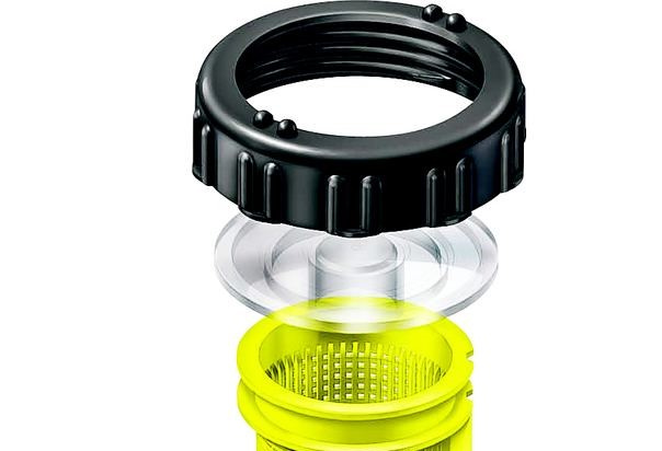 Endast den svarta låsringen ingår