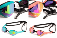 Närbilder på linserna Smaragd och Violett