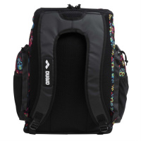 Ryggsäck Team 45L - Allover Crazy Skulls Väskan sedd rakt bakifrån