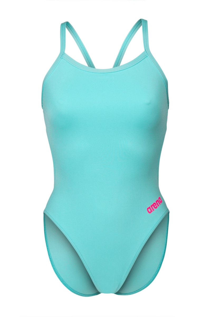 Baddräkten framifrån mot en vit bakgrund