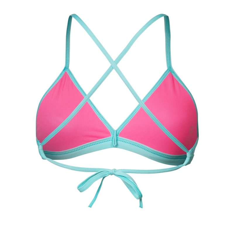 Bikinitoppen sedd bakifrån