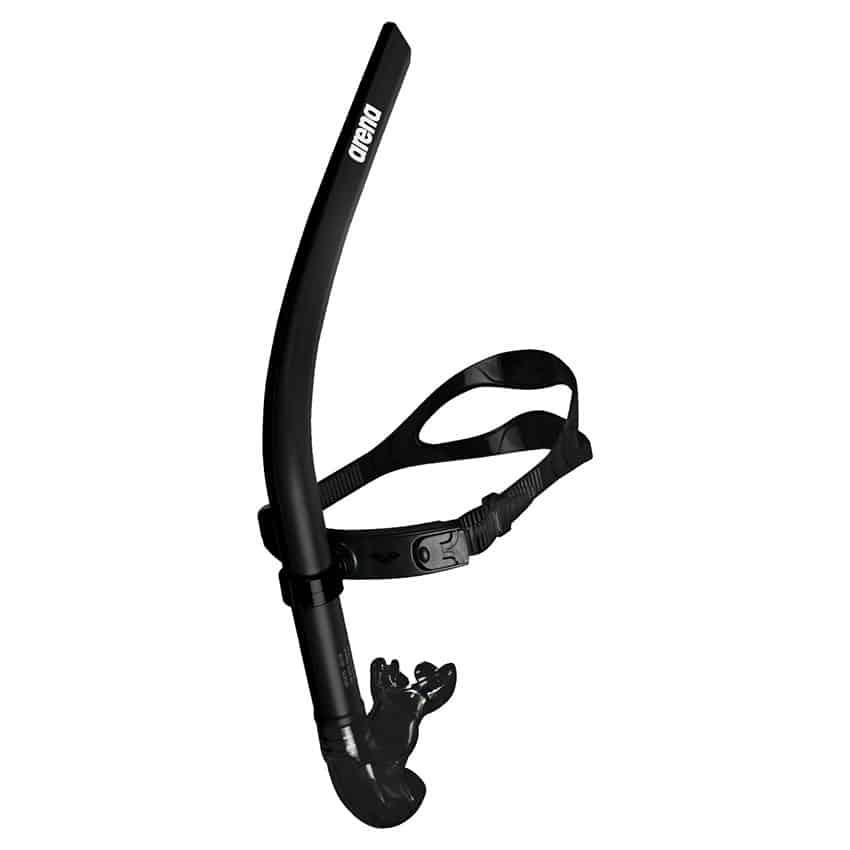 Swim Snorkel III i svart sedd från sidan