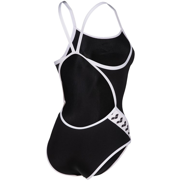 Baddräkten snett bakifrån 