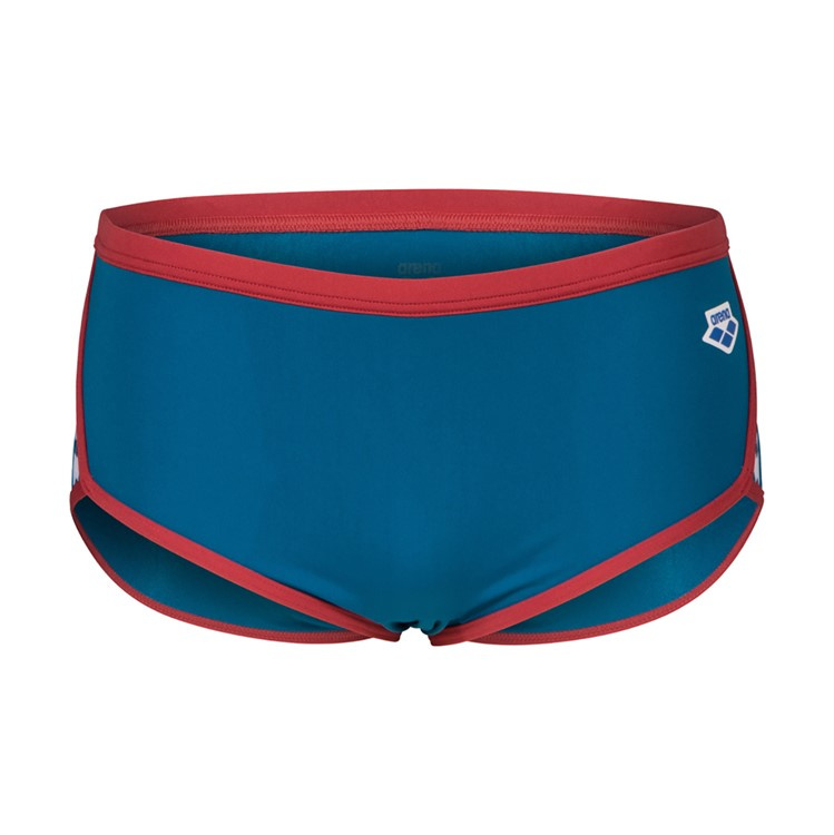 Badbyxorna framifrån mot en vit bakgrund