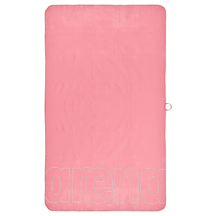 Handduken mot en vit bakgrund