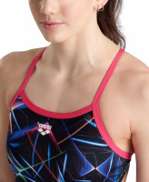 Närbild på baddräktens överdel