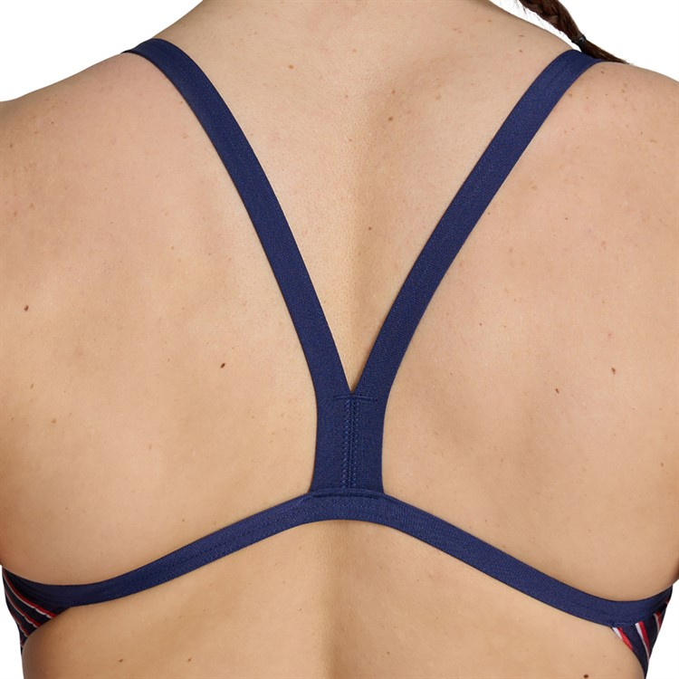 Närbild på baddräktens rygg