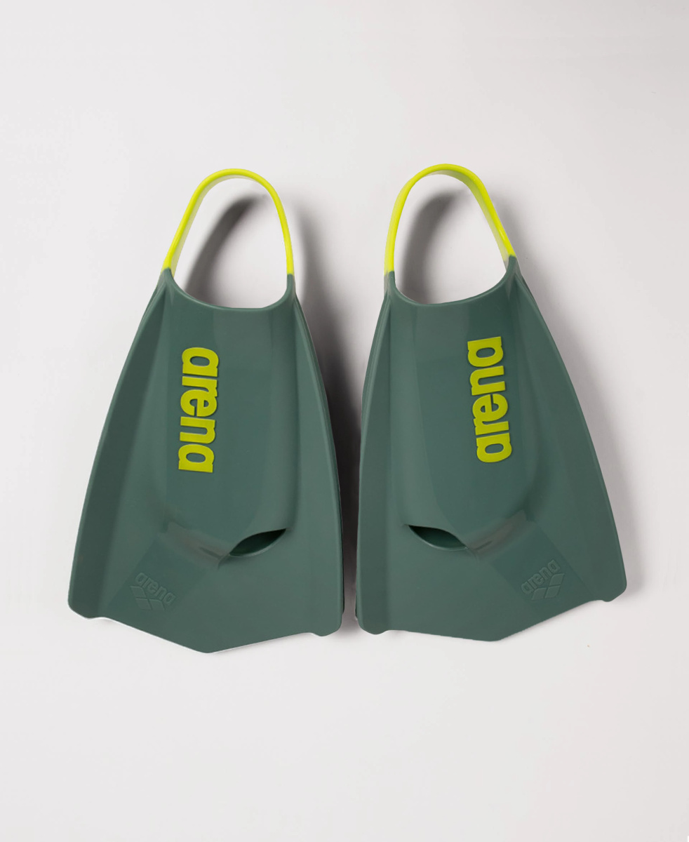 Båda simfenorna ovanifrån