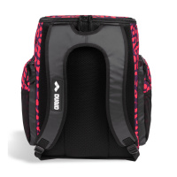 Ryggsäck Spiky III Allover 45L - Violet Geranium väskan sedd rakt bakifrån